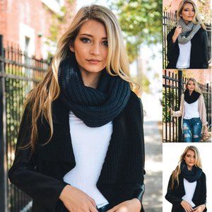 Chunky Braided Infinity Scarf